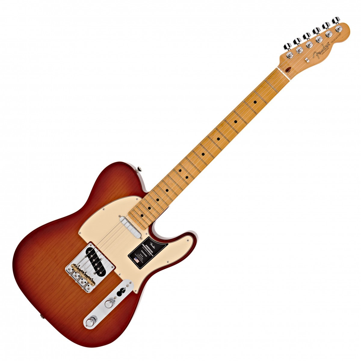 Fender American Professional II Telecaster MN Guitarra Eléctrica Sienna Sunburst 7