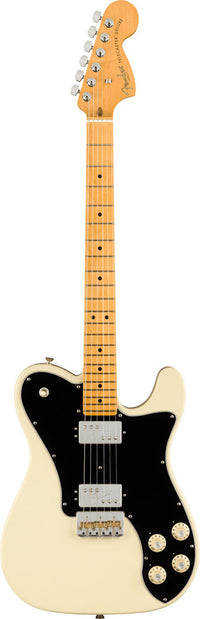 Fender American Professional II Telecaster DLX MN Guitarra Eléctrica Olympic White 1