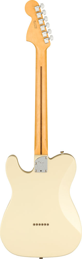 Fender American Professional II Telecaster DLX MN Guitarra Eléctrica Olympic White 2