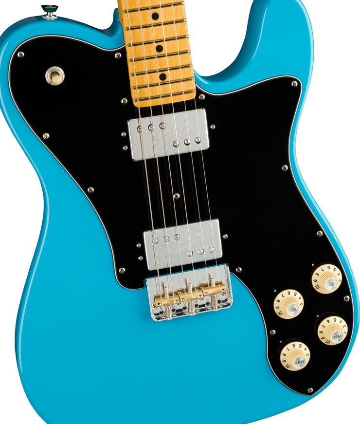 Fender American Professional II Telecaster DLX MN Guitarra Eléctrica Miami Blue 4