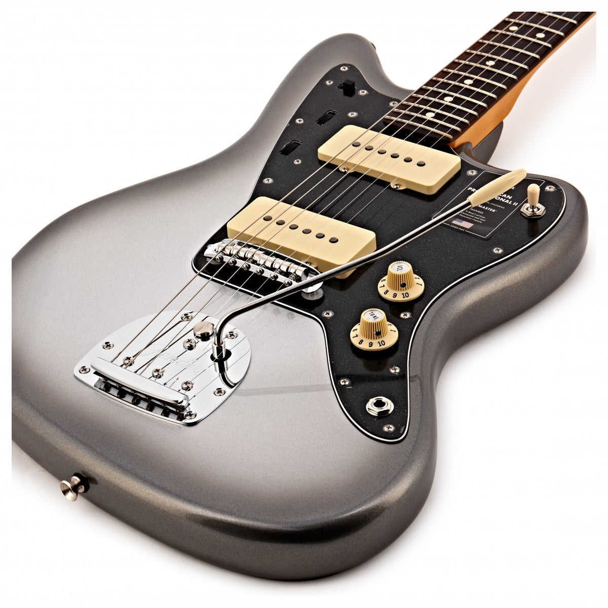 Fender American Professional II Jazzmaster RW Guitarra Eléctrica Mercury 10