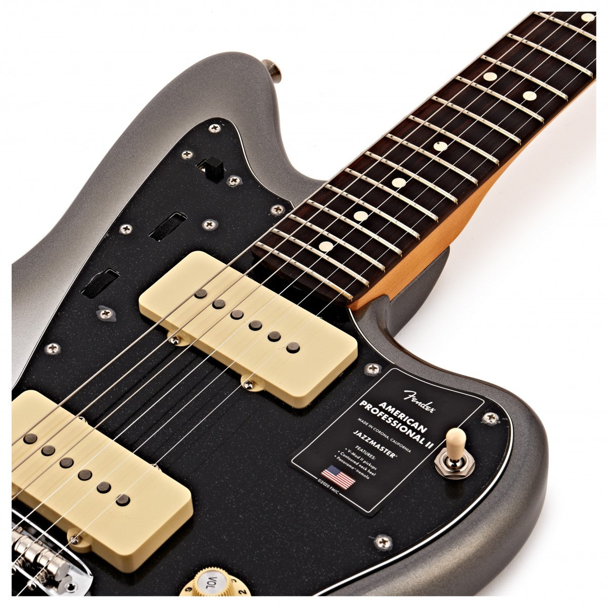 Fender American Professional II Jazzmaster RW Guitarra Eléctrica Mercury 11