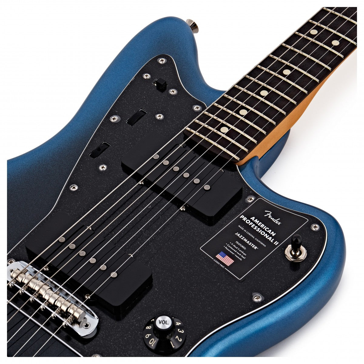 Fender American Professional II Jazzmaster RW Guitarra Eléctrica Dark Night 11