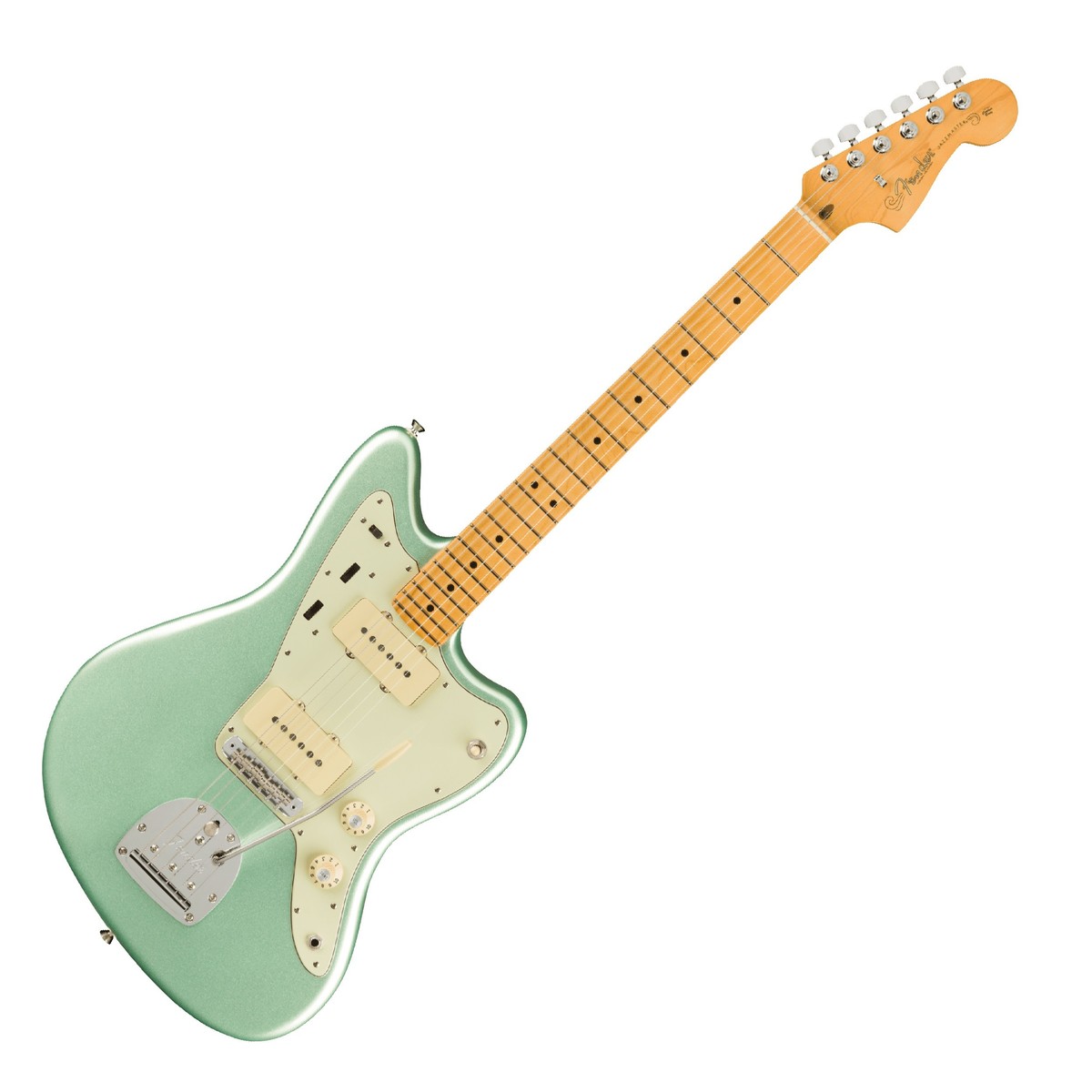 Fender American Professional II Jazzmaster MN Guitarra Eléctrica Mystic Surf Green 7