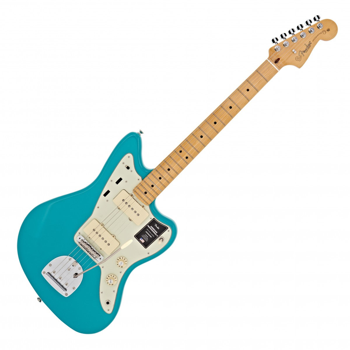 Fender American Professional II Jazzmaster MN Guitarra Eléctrica Miami Blue 7