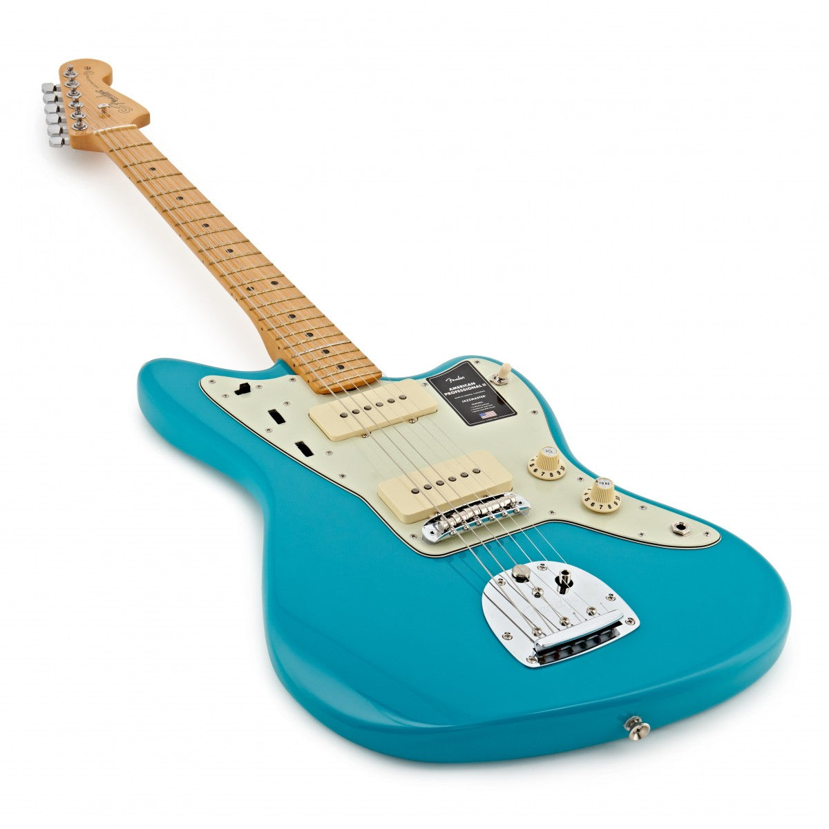 Fender American Professional II Jazzmaster MN Guitarra Eléctrica Miami Blue 9