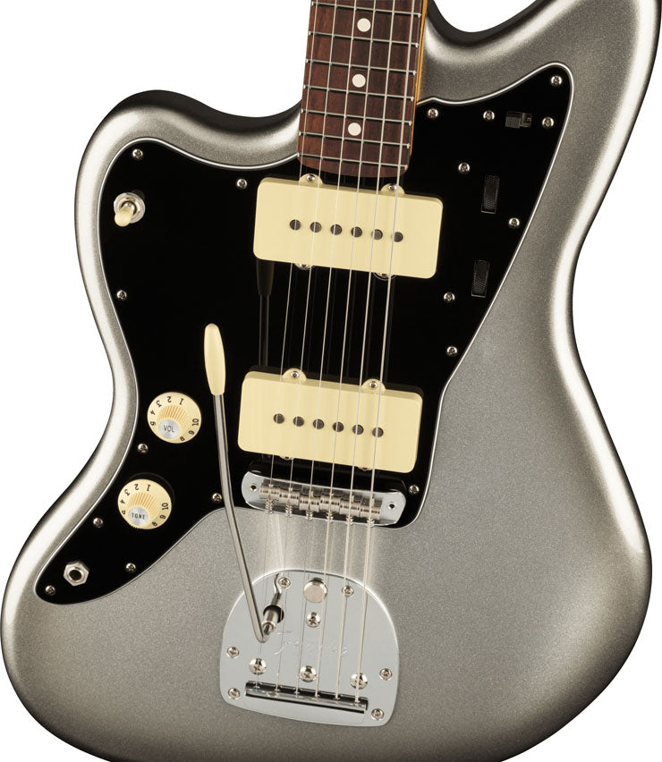 Fender American Professional II Jazzmaster LH RW Guitarra Eléctrica Mercury Zurdos 4