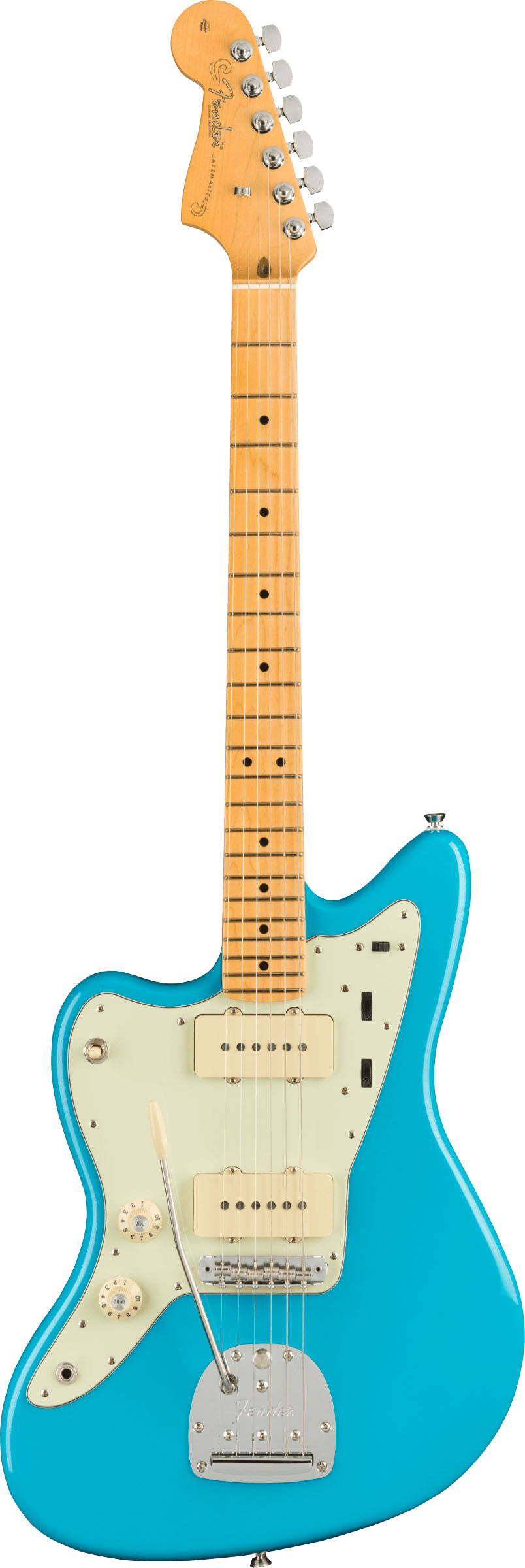 Fender American Professional II Jazzmaster LH MN Guitarra Eléctrica Miami Blue Zurdos 1