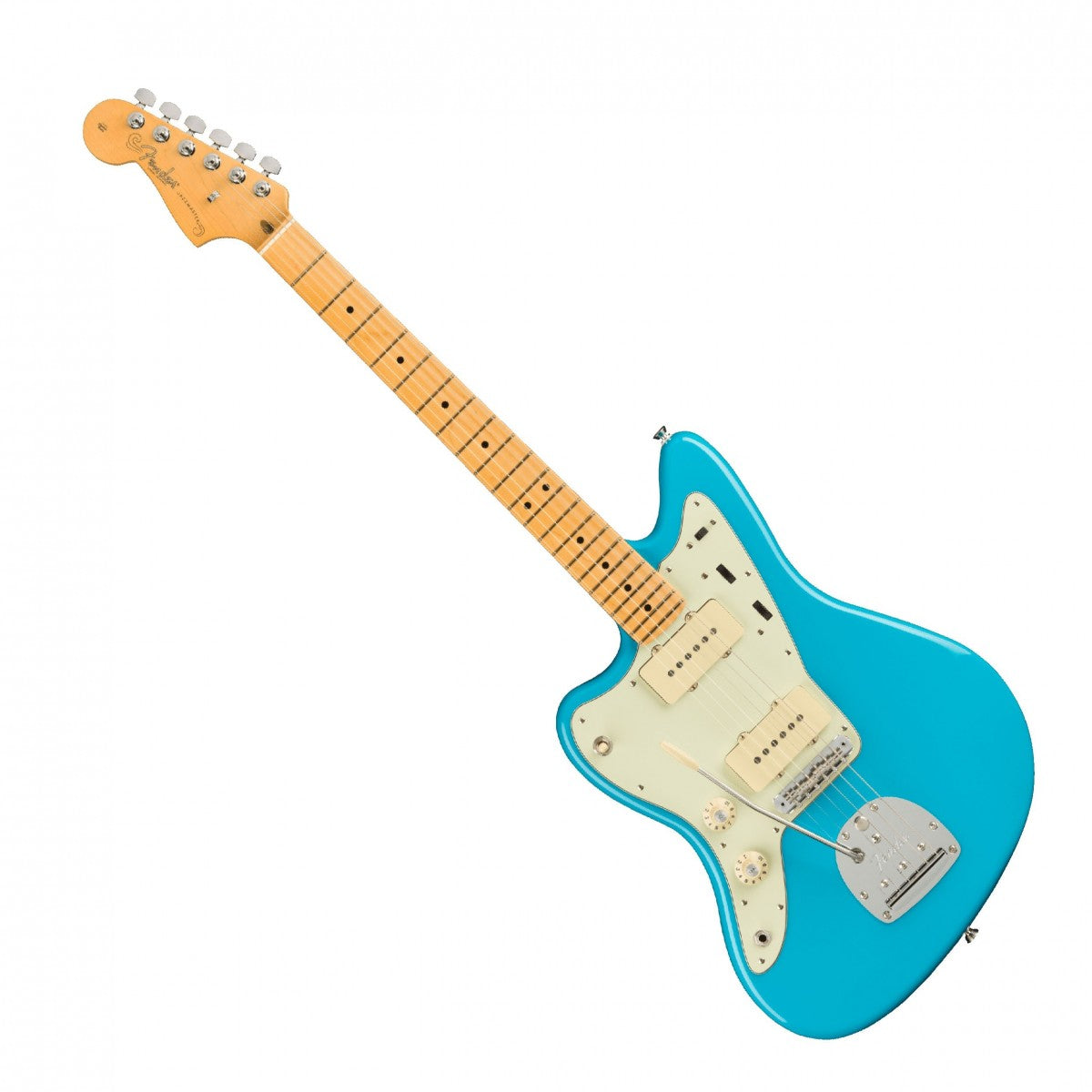 Fender American Professional II Jazzmaster LH MN Guitarra Eléctrica Miami Blue Zurdos 7