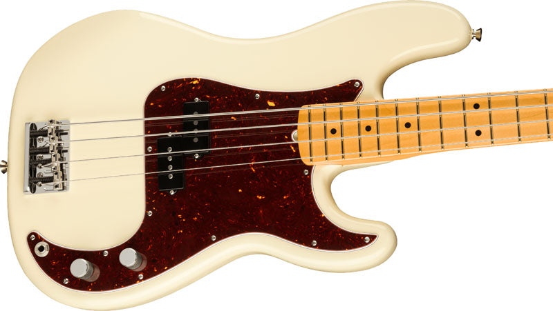 Fender American Professional II Precision Bass MN Bajo Eléctrico Olympic White 3