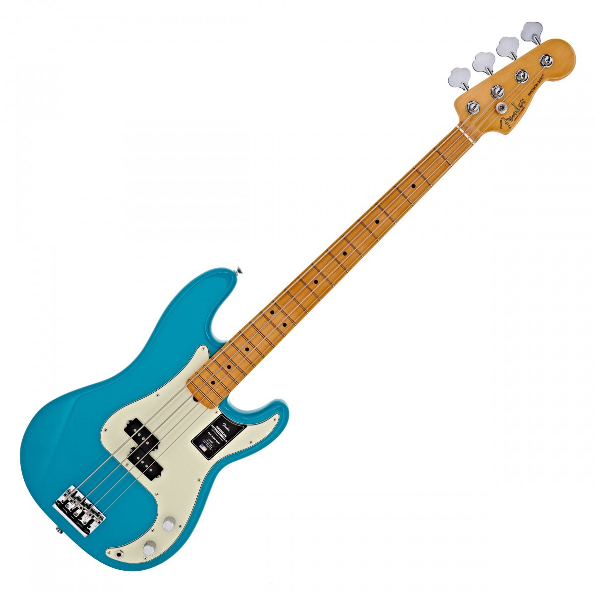 Fender American Professional II Precision Bass MN Bajo Eléctrico Miami Blue 7