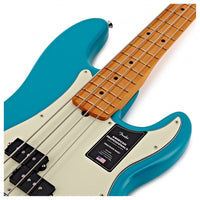 Fender American Professional II Precision Bass MN Bajo Eléctrico Miami Blue 11