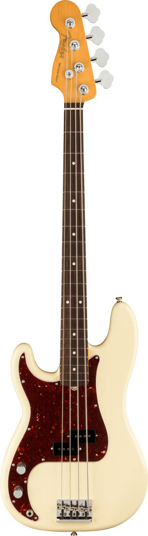 Fender American Professional II Precision Bass LH RW Bajo Eléctrico Olympic White Zurdos 1