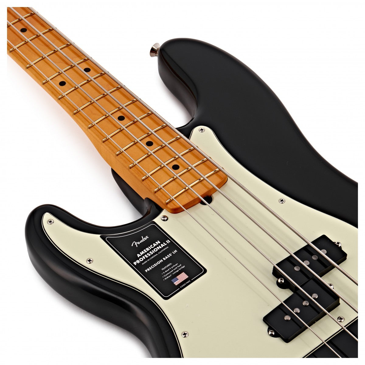 Fender American Professional II Precision Bass LH MN Bajo Eléctrico Negro Zurdos 11