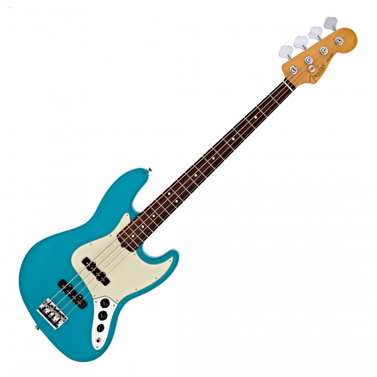 Fender American Professional II Jazz Bass RW Bajo Eléctrico Miami Blue 7