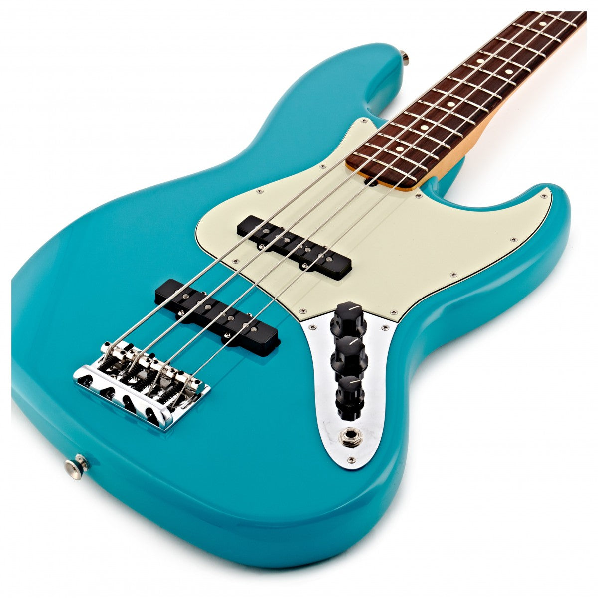 Fender American Professional II Jazz Bass RW Bajo Eléctrico Miami Blue 10