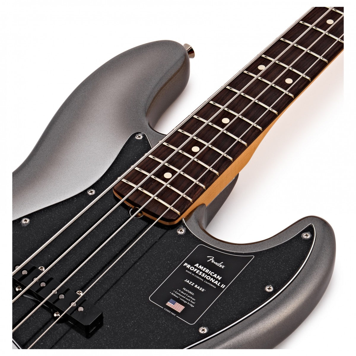 Fender American Professional II Jazz Bass RW Bajo Eléctrico Mercury 11