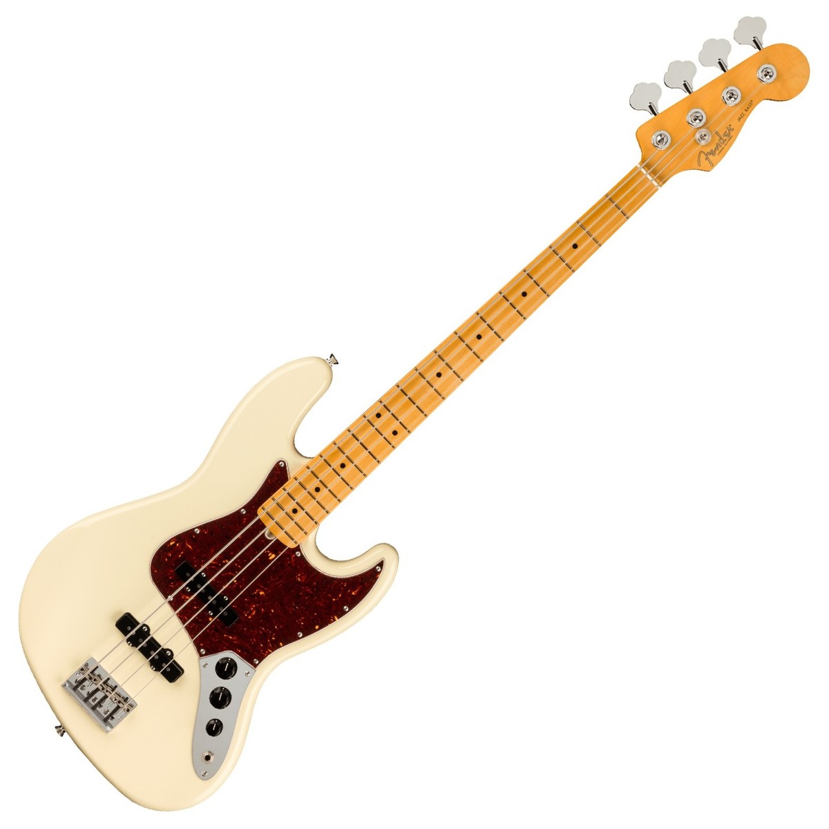 Fender American Professional II Jazz Bass MN Bajo Eléctrico Olympic White 7