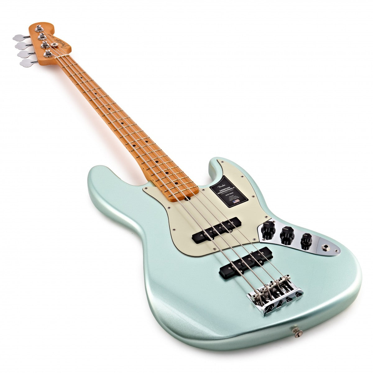 Fender American Professional II Jazz Bass MN Bajo Eléctrico Mystic Surf Green 9