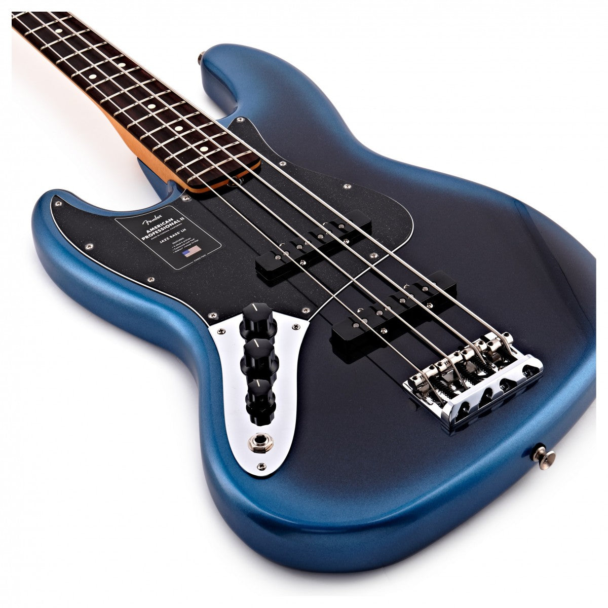 Fender American Professional II Jazz Bass LH RW Bajo Eléctrico Dark Night Zurdos 10