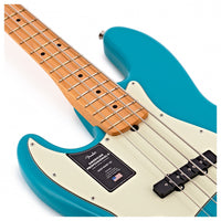 Fender American Professional II Jazz Bass LH MN Bajo Eléctrico Miami Blue Zurdos 11