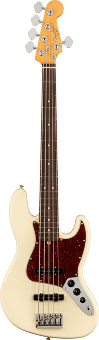 Fender American Professional II Jazz Bass V RW Bajo Eléctrico 5 Cuerdas Olympic White 1