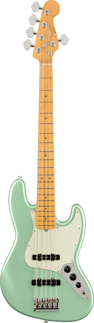 Fender American Professional II Jazz Bass V MN Bajo Eléctrico 5 Cuerdas Mystic Surf Green 1