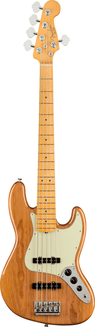 Fender American Professional II Jazz Bass V MN Bajo Eléctrico 5 Cuerdas Roasted Pine 1