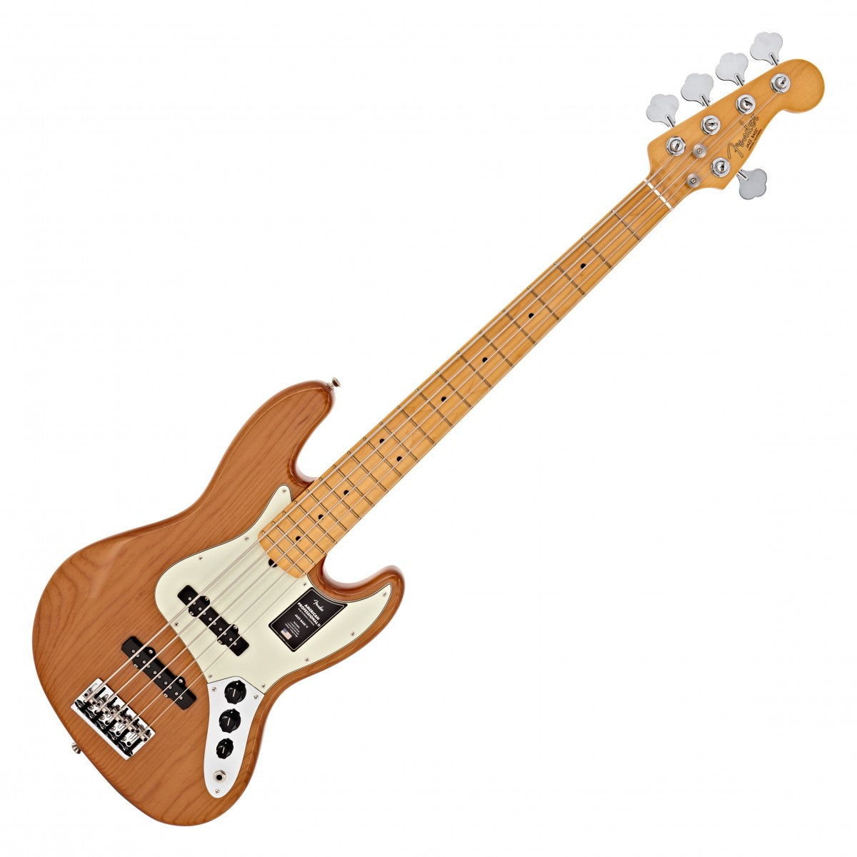 Fender American Professional II Jazz Bass V MN Bajo Eléctrico 5 Cuerdas Roasted Pine 7