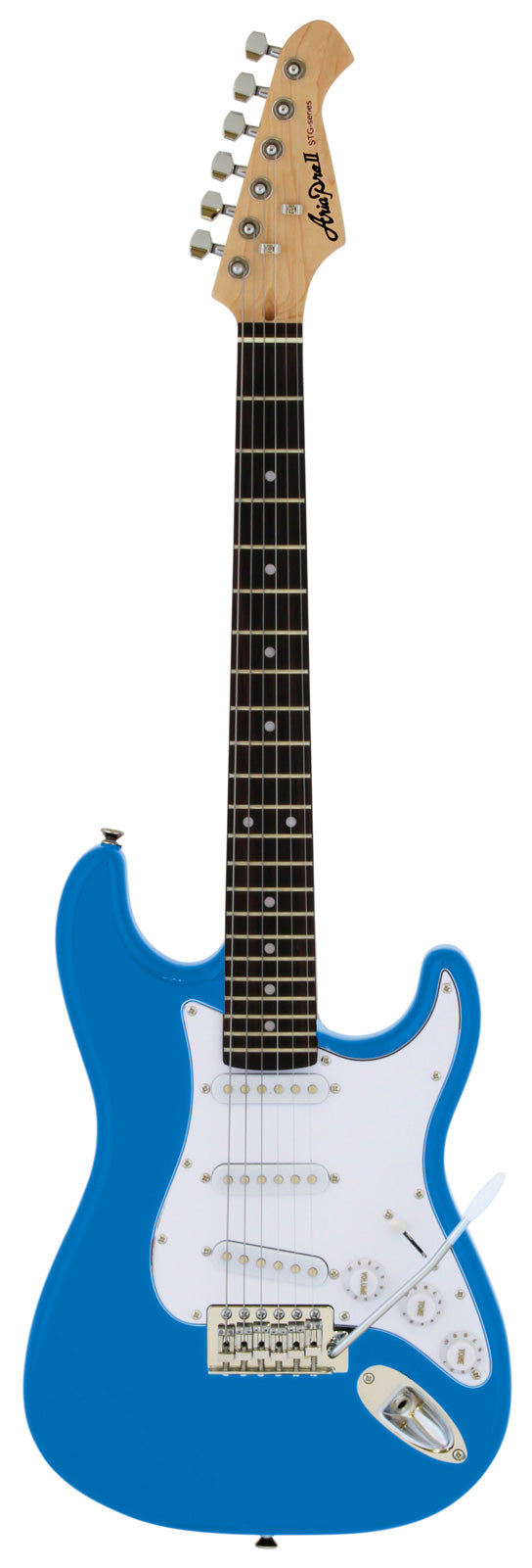 Aria STG-MINI BL Strat Guitarra Eléctrica Mini Azul 1