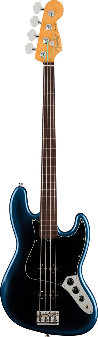 Fender American Professional II Jazz Bass Fretless RW Bajo Eléctrico Dark Night 1