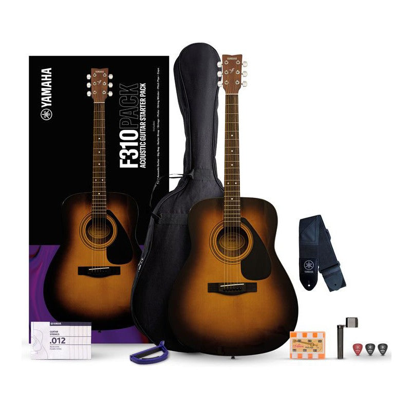 Yamaha F310P TBS Pack Guitarra Acústica Folk Tobacco Sunburst 1