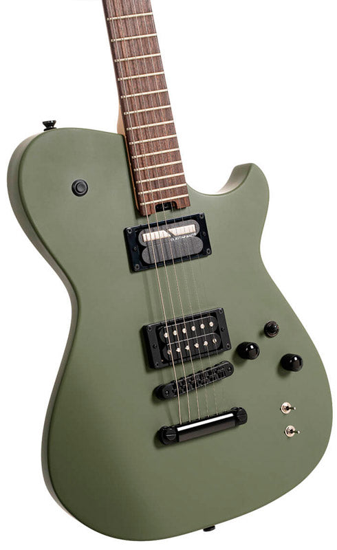 Cort MBM-2H-B-SUS SOG Meta Matthew Bellamy Guitarra Eléctrica Satin Olive Green 3