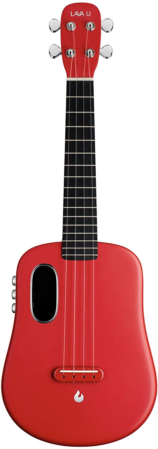 Lava Music U23C Freeboost Red Ukelele Concierto Electrificado Rojo 1