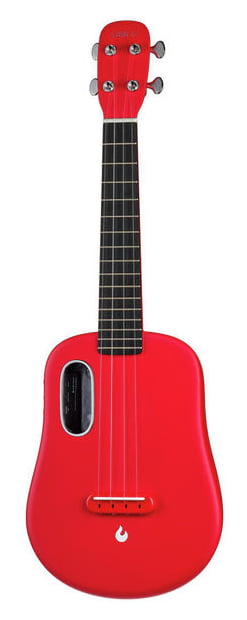 Lava Music U23C Freeboost Red Ukelele Concierto Electrificado Rojo 2