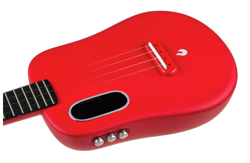 Lava Music U23C Freeboost Red Ukelele Concierto Electrificado Rojo 6