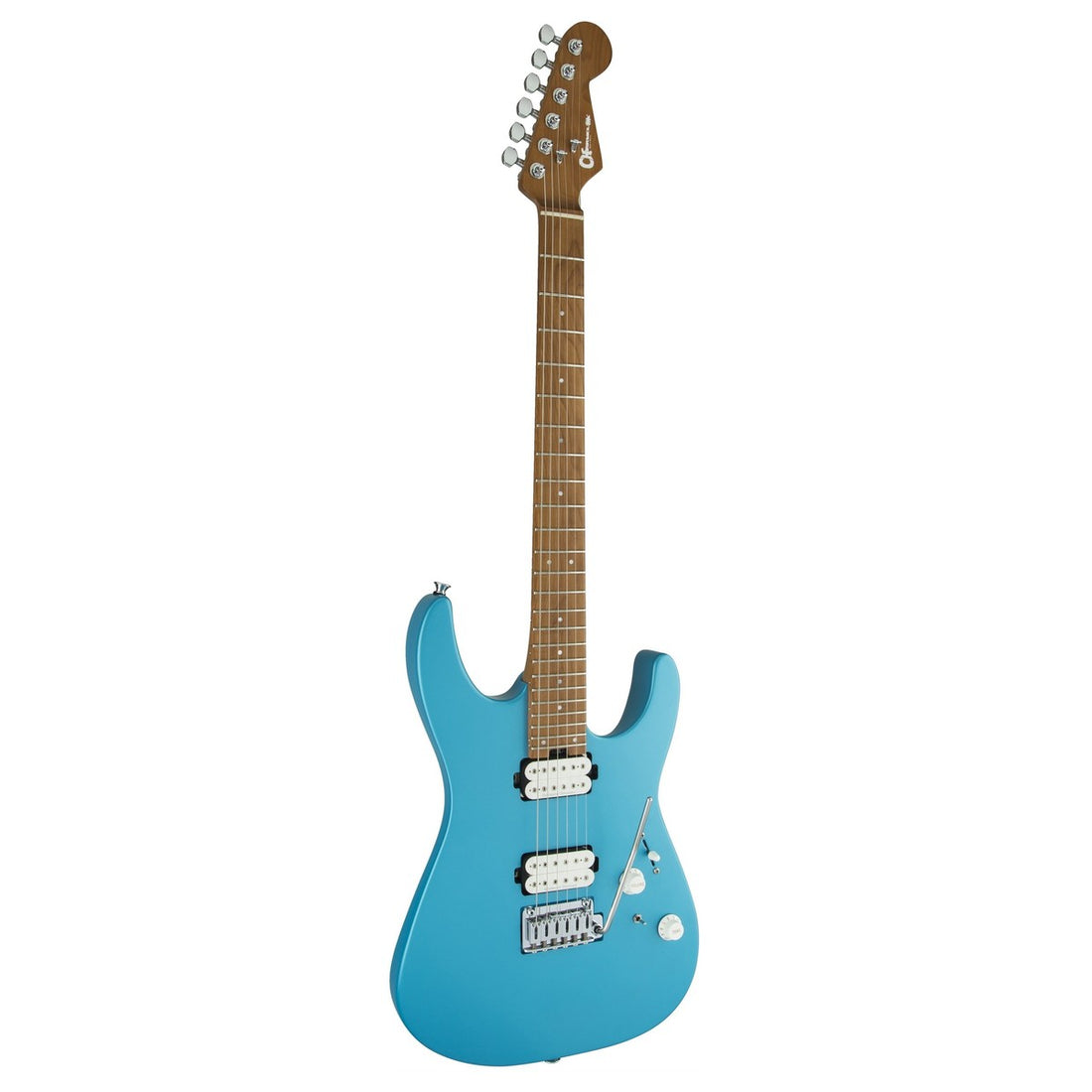 Charvel Pro-Mod DK24 HH 2PT cm Guitarra Eléctrica Matte Blue Frost 2