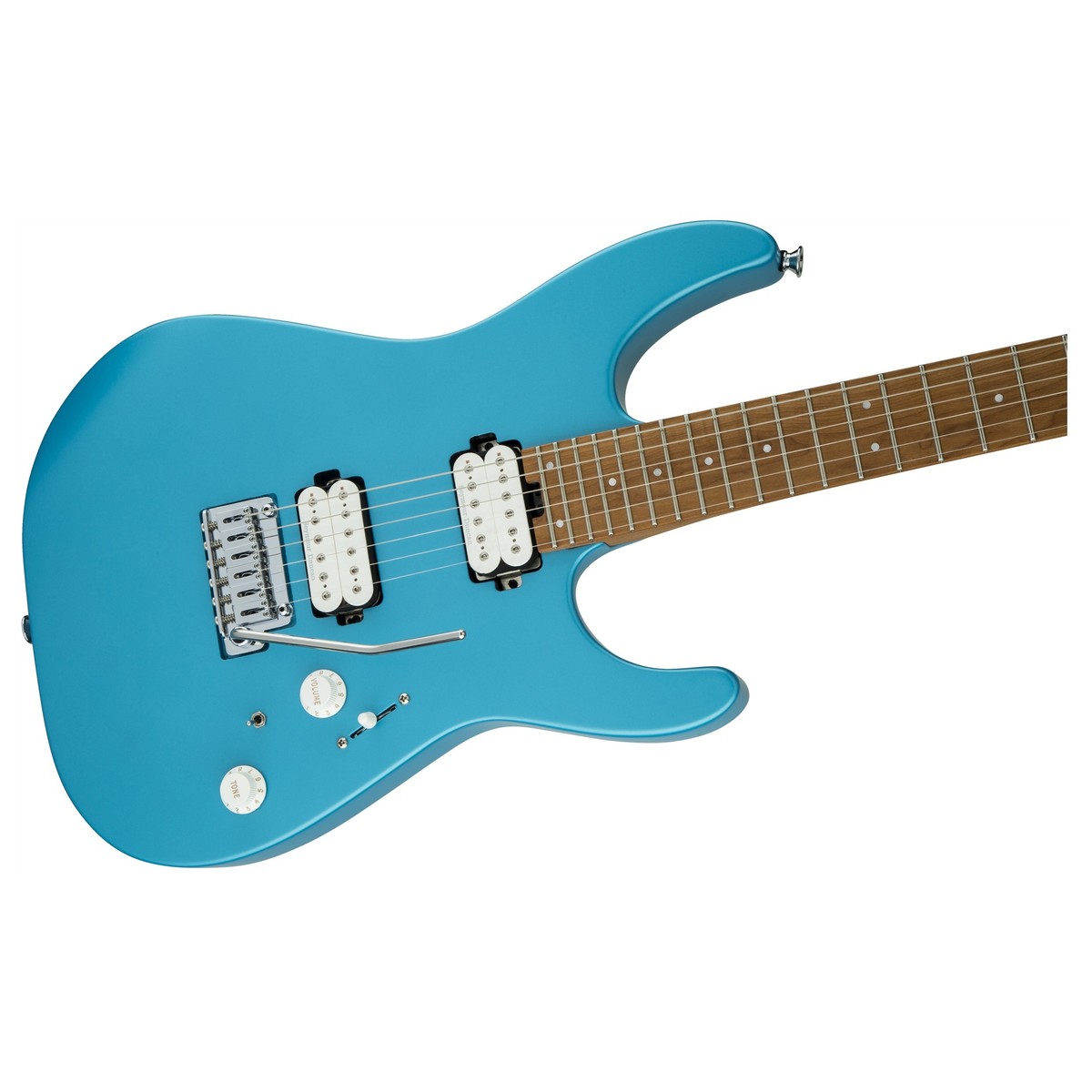 Charvel Pro-Mod DK24 HH 2PT cm Guitarra Eléctrica Matte Blue Frost 4