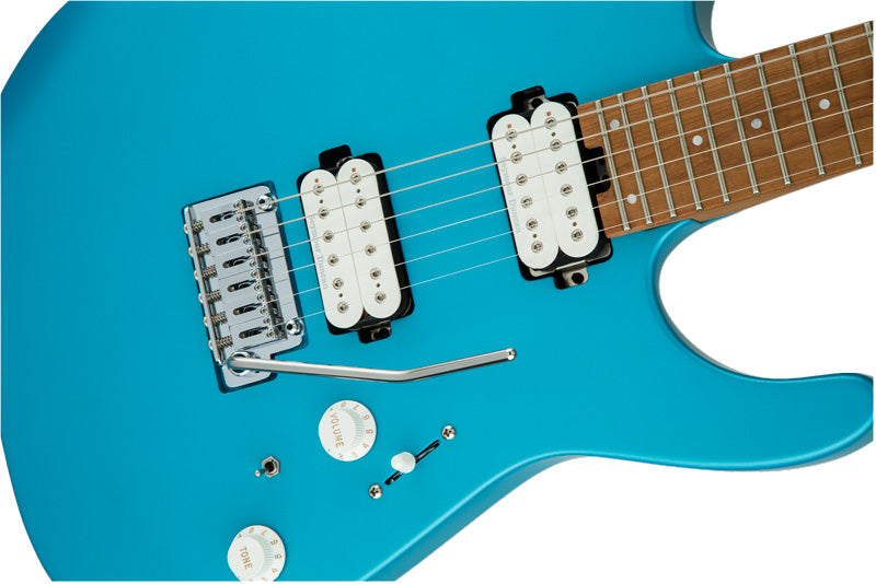 Charvel Pro-Mod DK24 HH 2PT cm Guitarra Eléctrica Matte Blue Frost 5