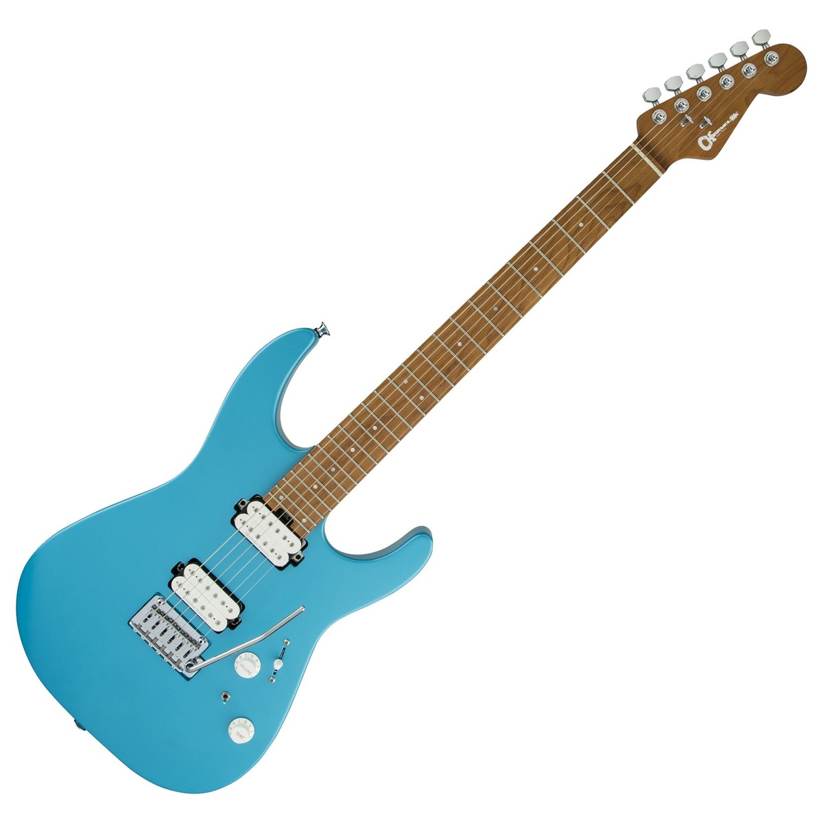 Charvel Pro-Mod DK24 HH 2PT cm Guitarra Eléctrica Matte Blue Frost 9