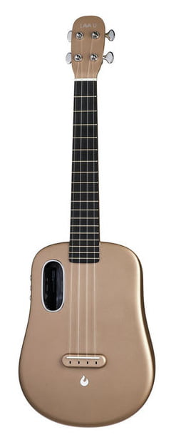 Lava Music U26T Freeboost Gold Ukelele Tenor Electrificado Dorado 2