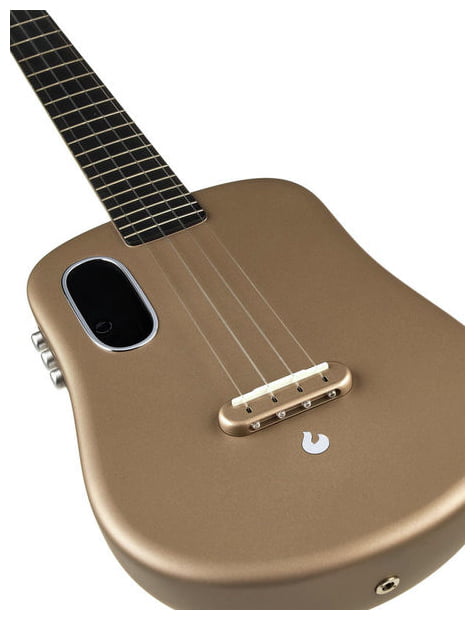 Lava Music U26T Freeboost Gold Ukelele Tenor Electrificado Dorado 7