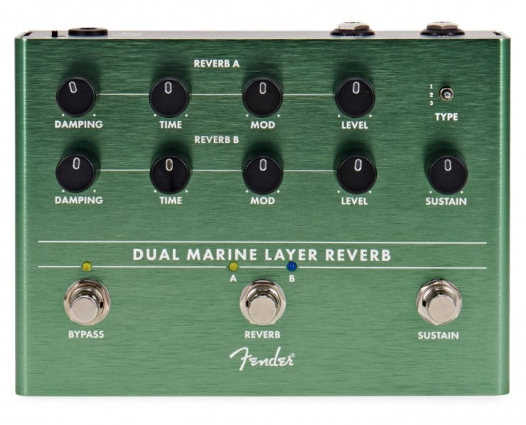 Fender Dual Marine Layer Reverb Pedal 1