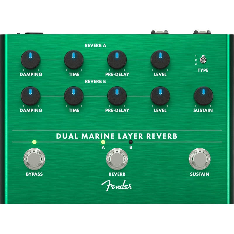 Fender Dual Marine Layer Reverb Pedal 9