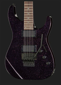 ESP LTD KH602 PSP Kirk Hammett Guitarra Eléctrica Purple Sparkle con Estuche 6