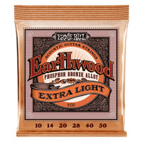 Ernie Ball 2150 Slinky Extralight Earthwood Phospor Bronze Juego Cuerdas Acústica 010-050 1