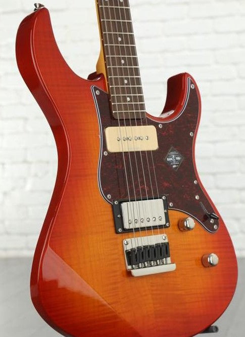 Yamaha PA611HFM LAB Guitarra Eléctrica Light Amber Burst 5