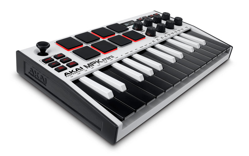 AKAI MPK Mini MK3 White Teclado Controlador USB Blanco 2