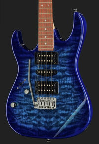 Ibanez GRX70QAL TBB GIO Guitarra Eléctrica para Zurdos Transparent Blue Burst 14