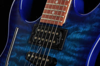 Ibanez GRX70QAL TBB GIO Guitarra Eléctrica para Zurdos Transparent Blue Burst 18